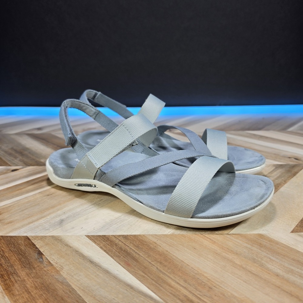 Merrell Monument District 3Web Strap Memory Foam Air Cushion Sandals Women Sz 10